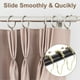 thumbnail image 5 of 12Pcs Ganchos para Cortina de Ducha, Anillos Deslizantes de Metal con Bolas Rodantes, Oro, 5 of 6