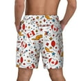 thumbnail image 4 of Gaeub Canada Day Mens Swim Trunks Stretch Beach Shorts Quick Dry for Men Swim Shorts Swimwear with Pockets- Medium, 4 of 9