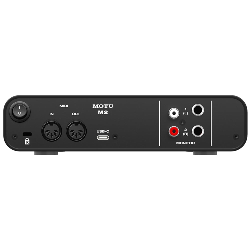 Motu M2 2x2 USB Audio Interface with MXL 770 Cardioid Microphone (Black), HPC-A30 Studio Monitor Headphones & XLR Cable Bundle