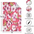 thumbnail image 3 of SKYSONIC Pink Flowers Kitchen Dish Towel Set,Drying Kitchen Towels Tea Towels 1Pcs, 3 of 7