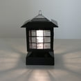 thumbnail image 2 of KMC Lighting Solar Post Caps, Outdoor, 3.7" Fitter Base, LED, 2 Pack, 2 of 4