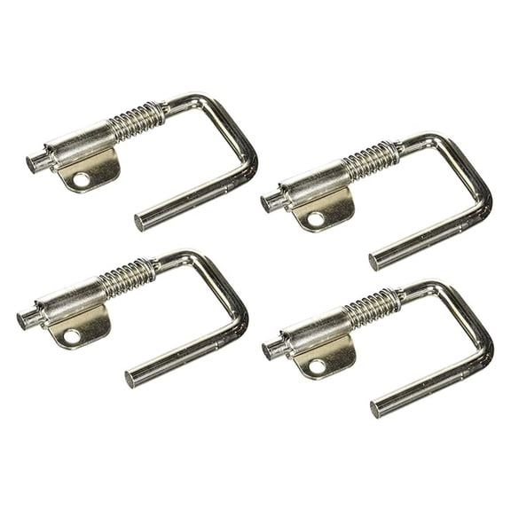 Rafter Hooks for Nail Guns - 4 Pack Spring Loaded Hooks for NR83A2, NR90AE - Heavy Duty Galvanized Steel Nail Gun Hangers & Retractable Rafter Hooks