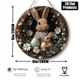 thumbnail image 3 of Fiudx Letrero de Pascua, Encantadora Decoración de Madera para Puerta, Placa de Bienvenida Festiva Única, Artesanía y Diseño Exquisitos, Ideal para Interiores y Exteriores, Ideal para Celebraciones d, 3 of 6