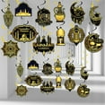 thumbnail image 3 of Leyfeng Eid Mubarak Ceiling Decorations, 48pcs Eid Mubarak Hanging Decorations Eid Mubarak Ceiling Foil Swirls for Eid Al-fitr, Ramadan Kareem Party Door Decor Supplies, 3 of 7