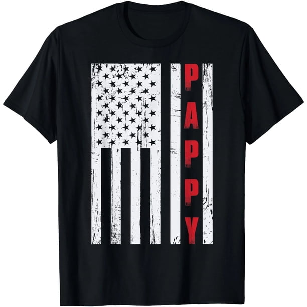 Playera de Mujer con Bandera Americana "Orgulloso Pappy" - Regalo Ideal