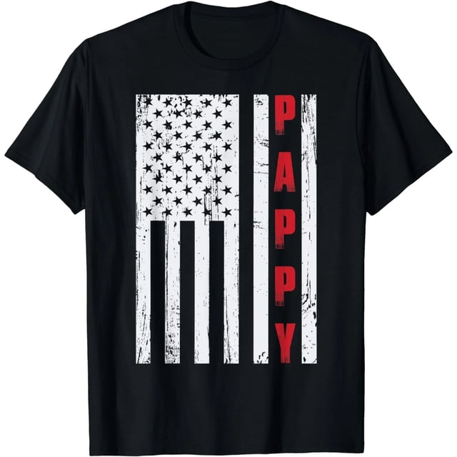 Playera de Mujer con Bandera Americana "Orgulloso Pappy" - Regalo Ideal