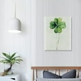 thumbnail image 4 of Nawypu Vintage Sign Four Leaf Clover Art Decor Good Luck Charm Decor Green Nature Wildlife Watercolor Aluminum Sign Meadow Flower Modern Floral Garden Home Decor, 4 of 5