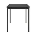 thumbnail image 5 of Mainstays Casual Wood and Metal Rectangular Table, Black finish for Indoor, 5 of 11