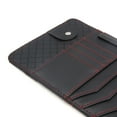 thumbnail image 5 of Unique Bargains Black Faux Leather Car Sun Visor CD DVD Storage Sunglass Card Holder Pocket, 5 of 5