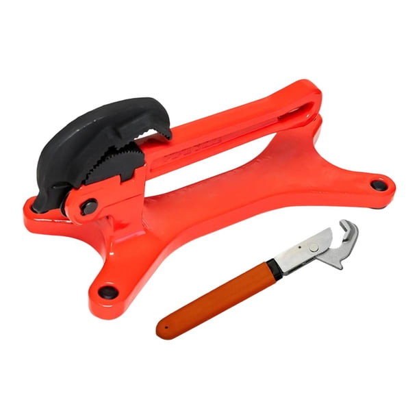 Abrazadera de mordaza portátil para tubos, abrazadera de tuerca con brida de mano, multiusos, universal Llave inglesa de 235 cm