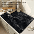 thumbnail image 2 of 2pz Tapete Bar, Escurridor Platos, Tapete Cocina Escurridores Malubero Blanco y Negro, 2 of 5