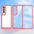 thumbnail image 6 of Case for Samsung Galaxy Z Fold 3 5G Case Slim Dropproof [Defend from Drop/Scratch/Slip/Fingerprint] Clear Acrylic Hard Back Soft TPU Bumper Hybrid Phone Cover for Samsung Z Fold 3 5G-Red, 6 of 14