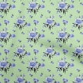 thumbnail image 1 of oneOone Cotton Flex Mint Green Fabric Floral Diy Clothing Quilting Fabric Print Fabric By Yard 40 Inch Wide, 1 of 4