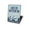 thumbnail image 4 of Alaska Novelty Sign, Metal Wall Decor - 10x14 inches, 4 of 4