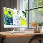 Acer Aspire C24 All-In-One Desktop, 23.8” FHD IPS 120Hz Display, AMD Ryzen 5 40 Processor, AMD Radeon Graphics, 8GB RAM, 512GB SSD, White, C24B-GMDCR-UWR5