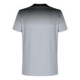 thumbnail image 5 of Wavsuf Plain T Shirts Men Short Tees Sleeve Elasticity Comfortable Fashionable Round Neck T Shirt Gray Size 2XL, 5 of 6
