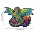 thumbnail image 3 of Wooden Puzzle Unique Shape Pieces 3D Animal Puzzle Gift for Adults and Kids, 3 of 4