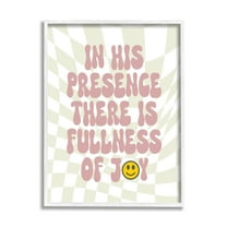 Stupell Industries Retro Religious Patterned Inspirational Painting White Framed Art Print Wall Art, 24 x 30