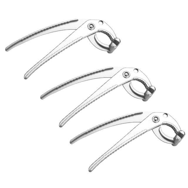 3 piezas antideslizantes pinzas para platos accesorios de parrilla de abrazadera de placa caliente para el hogar