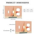 thumbnail image 3 of Sailboat Switch Cover Decorative Wall Plate 3-Gang 2-Toggle 1-Duplex Standard Size, 3 of 5