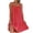 Red womens dresses, variant on Summer Saving Wycnly Womens Dresses Beach Boho Loose Swing Spaghetti Strap Short Sun Dresses Fashion Floral Print Round Neck Sleeveless Mini Summer Dress Red s