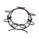thumbnail image 5 of Bola de cristal Base de metal Base de metal Decoración del hogar Base Sphere Sphere Support Supporter para la mesa de la boda Sala de estar de negro, 5 of 10