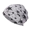thumbnail image 3 of SPRING PARK Fashion Stars Printed Women Men Cycling Cotton Sports Beanie Cap Chemo Baggy Hat, 3 of 3