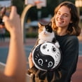 thumbnail image 2 of Kuangmi High Bounce PU Leather Basketball with Cute Cat Prints, Size 7 (29.5"),KMbb621, 2 of 7