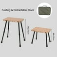 thumbnail image 4 of Jesscasday 2 in 1 Camping Table Outdoor Stool Aluminum Alloys Folding Table Practical Table, 4 of 21