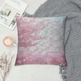 thumbnail image 2 of PHYHOO  Pale Pink Throw Pillow Cushion Cover, Japanese Cherry Blossom Sakura Tree with Romantic Influence Nature Theme, Decorative Square Accent Pillow Case, Pale Pink White, 2 of 5