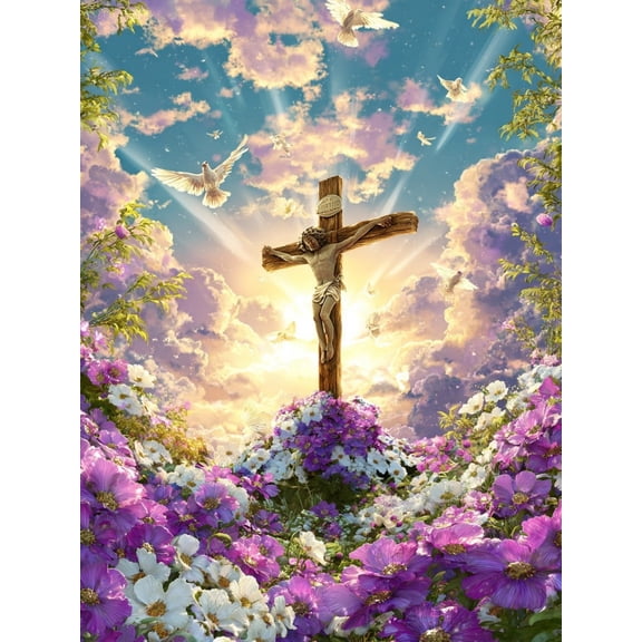 Paint by Numbers Adult DIY Hand Painted A woman in red and a black horse Oil Painting Canvas Kits with Brush and Acrylic Gifts and Home Decoration Without Frame 40 x 50 cm