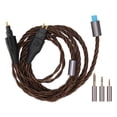 thumbnail image 1 of Replacement Earphone Wire,Replacement Headphone Cable Silver Replacement Earphone Cable Replacement Headphone Cable Optimized for Excellence, 1 of 14