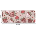 thumbnail image 7 of Strawberry Plants Fruit Heart Beige Pattern Kitchen Rug Mat,Kitchen Runner Rugs Non Skid Washable,Decorative Kitchen Floor Mats for Kitchen,Sink,Laundry,17"x47.2", 7 of 7