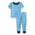 thumbnail image 6 of Wonder Nation Toddler Boys or Girls Cotton Snug Fit Short Sleeve Pajama Top and Pants Set, 6-Piece, Sizes 12M-5T, 6 of 7