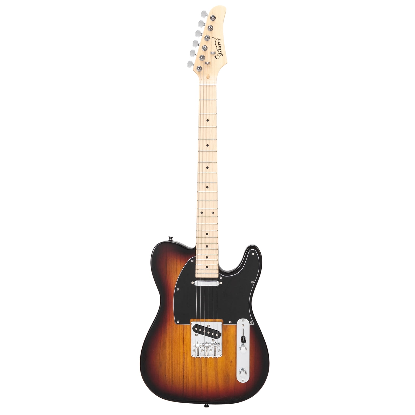 Kepooman GTL Maple Fingerboard Electric Guitar with 20W Amplifier, Bag Strap, Plectrum, Connecting Wire, Spanner Tool, Sunset Color