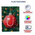 thumbnail image 5 of America Forever Monogram Christmas Garden Flag Letter U 12.5 x 18 inch Double Sided Christmas Ornament Ball Winter Farmhouse Holiday Yard Outdoor Decoration, 5 of 7