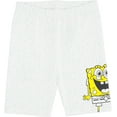 thumbnail image 5 of SpongeBob SquarePants Girls Biker Shorts and Oversized Cozy T-Shirt- 2- Piece Set (7/8, Yellow/White), 5 of 6