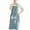 Blue-gray, variant on SDFGTstore Overall Apron Waterproof Oil Proof Easy Cleaning Exquisite Cartoon Pinafore