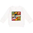 thumbnail image 2 of Inktastic My Grandma Loves Me Superhero Toddler Sweatshirt, 2 of 4