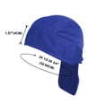 thumbnail image 5 of Toptie Do Rag Cooling Cycling Skull Cap Headwrap Helmet Liner Pirate Beanie Hat-Digital Blue, 5 of 8