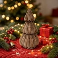 thumbnail image 4 of 2026 Christmas Indoor Home Decor Hand-Woven Imitation Rattan Christmas Tree Ornaments Christmas Tree Decorations And Table Ornaments, 4 of 6