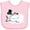 AD-Pink, variant on Inktastic Sassy Snowman in Top Hat Boys or Girls Baby Bib