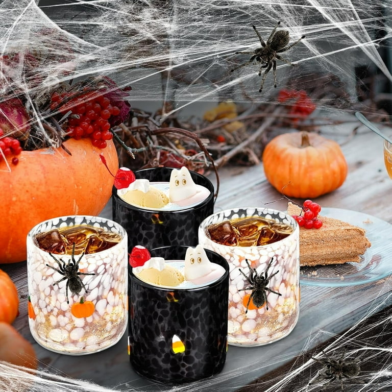 Halloween Icon Juice Glasses, 14oz Icon Stemless Coffee Cocktail