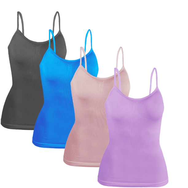 Set 4 Blusas Mujer Tirantes Casual Blusa Crop Top Dama