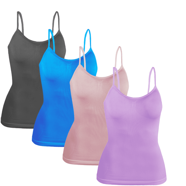 Set 4 Blusas Mujer Tirantes Casual Blusa Crop Top Dama