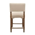 thumbnail image 4 of Edgar  41" Traditional Fabric/Wood Counter Stool in Natural, 4 of 5