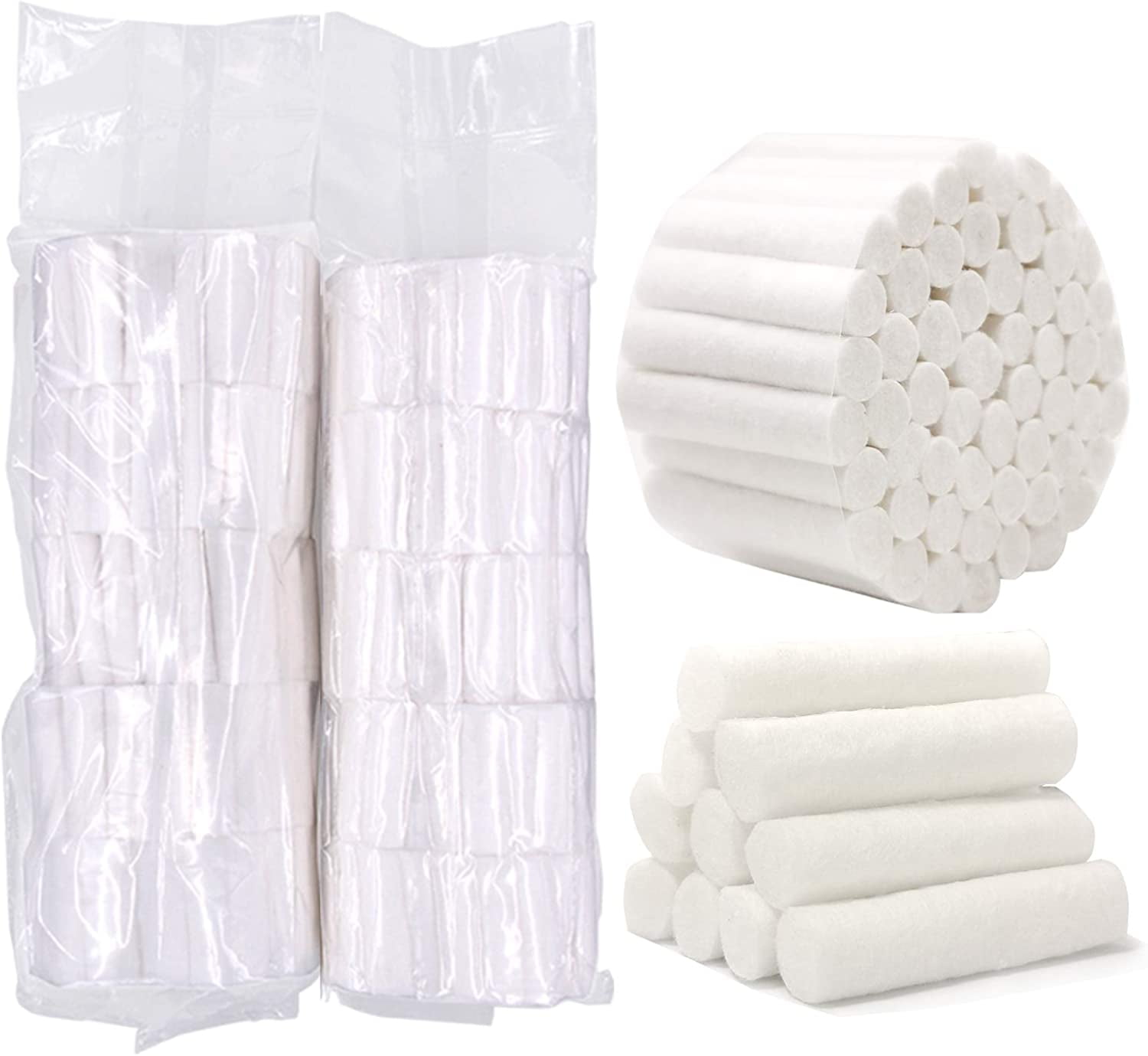 Dental Cotton Rolls 1000 Pieces High Absorbent Dental Gauze Rolls for Kids and Adults