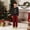 Kids, variant on Christmas Pajamas Family Set - 2 piece Black Christmas Tree with Santa Hat Print Long Sleeve Top and Pants Loungewear Sets, Christmas Pajamas Matching Sets for Family Xmas Eve for 18 Months Pjs