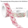 thumbnail image 4 of Vintage Washi Tape Set for Scrapbooking, 12 Rolls Of Waterproof Paper Tape, Diy Journal Supplies, Floral Decorative Masking Tape, Pink, 4 of 9
