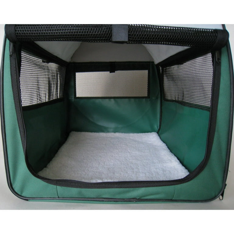 Go Pet Club Soft Portable Pet Crate - Green - 48 inch